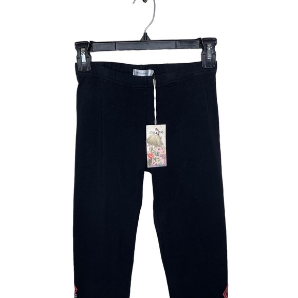 NWT Johnny Was Cara Legging Black Floral Embroidery XXS - Picture 9 of 16